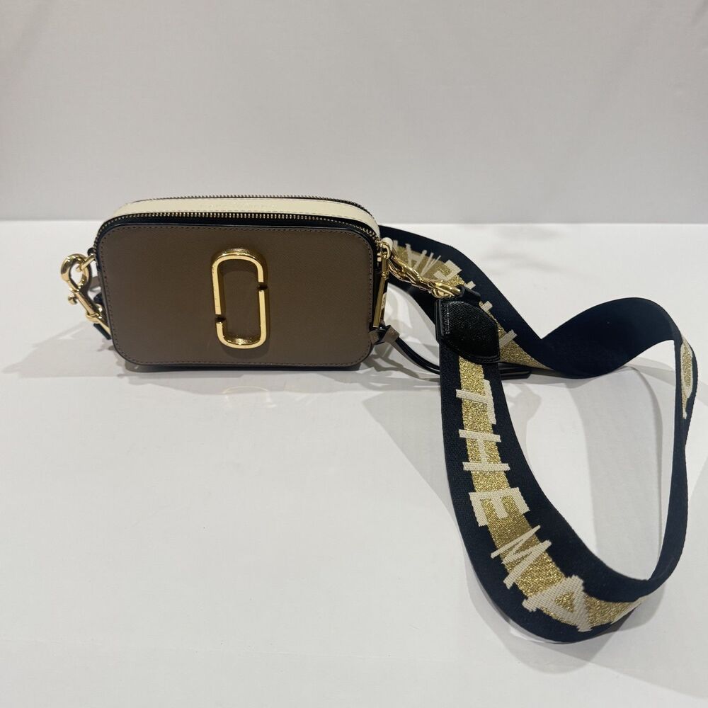 Marc Jacobs The Snapshot French Grey Multi Camera Crossbody Bag